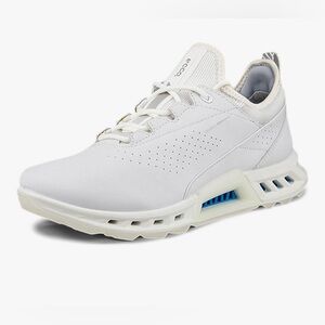Ecco Women’s Biom C4 Golf Shoes-Leather/Gore-Tex-White and Blue-11-11.5 NIB⛳️